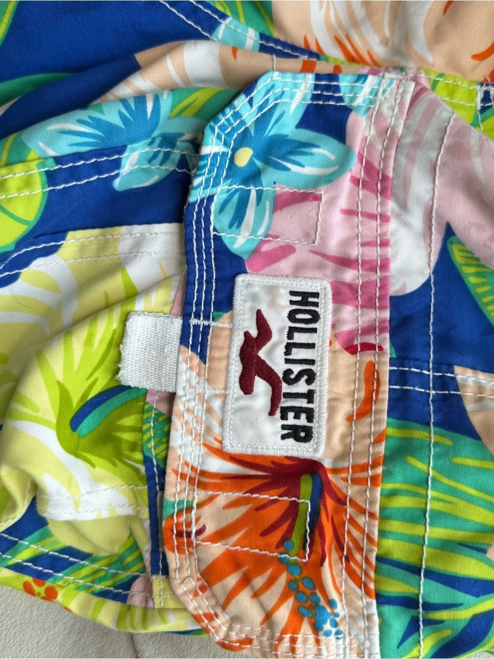 Hollister Multicolor Tropical Floral Board Shorts